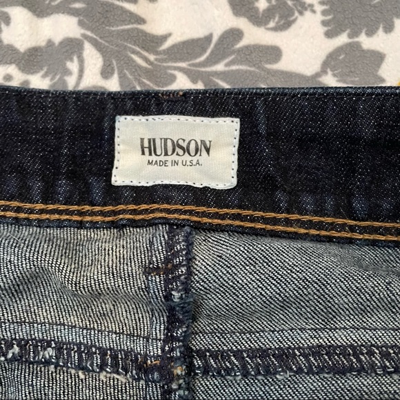 Hudson Dark Wash Straight Leg Jeans EUC Size 28 - Picture 6 of 7